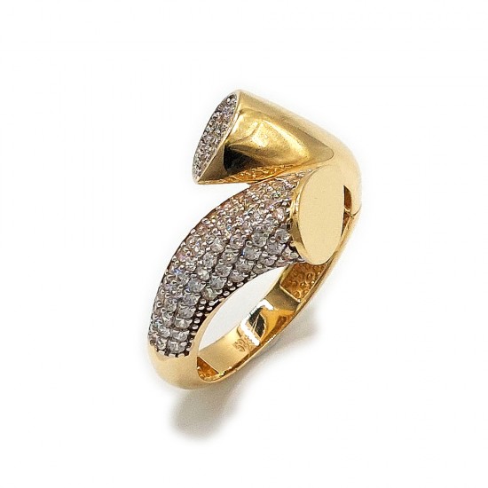 Χρυσό δαχτυλίδι K14 (DA00182)