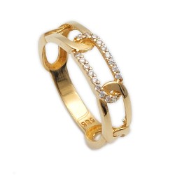Χρυσό δαχτυλίδι K14 (DA00198)