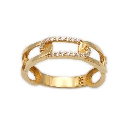 Χρυσό δαχτυλίδι K14 (DA00198)