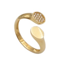 Χρυσό δαχτυλίδι K14 (DA00204)