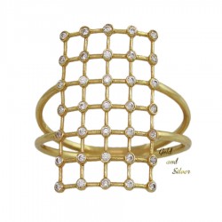 Δαχτυλίδι Χρυσό Κ9 Με Ζιργκόν (DA00080)
