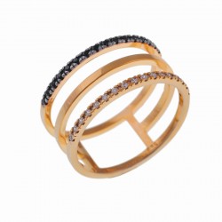 Δαχτυλίδι Χρυσό Κ9 Με Ζιργκόν (DA00133)