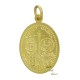Κρεμαστό Κωνσταντινάτο Μεσαίο Κ14 Χρυσό (KR00207)