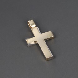 Σταυρός Κ14 Χρυσό Διπλής Όψης (ST00313)