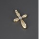 Σταυρός Κ14 Χρυσό Με Ζιργκόν (ST00324)